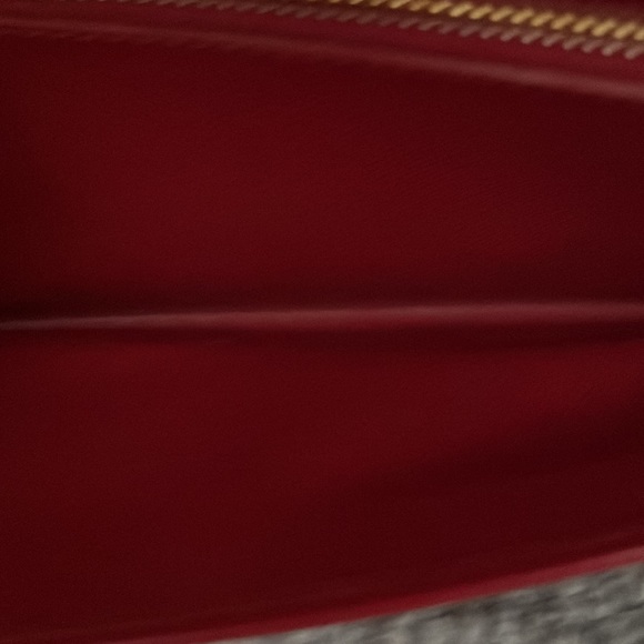 Prada Saffiano Red Leather Heart Wallet - Picture 8 of 16